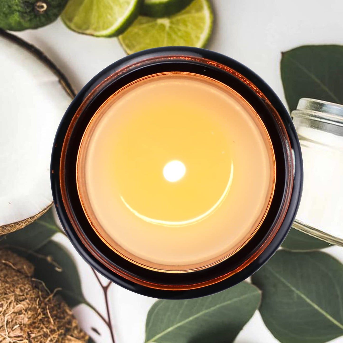 6 Pack Candles for Home Scented, Aromatherapy Candles Gifts for Women, Natural Soy Wax Long Lasting Amber Jar Candles Set for Men, Gifts for Birthday, Valentine's, Mother's, Anniversary, Christmas