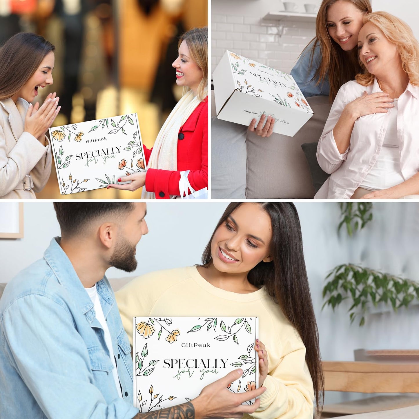 Gifts for Women, Get Well Soon Gifts for Women, Sympathy Care Baskets, Thinking of You Care Package, Self Care Gifts, After Surgery Feel Better Gifts Blanket (Sage Green）