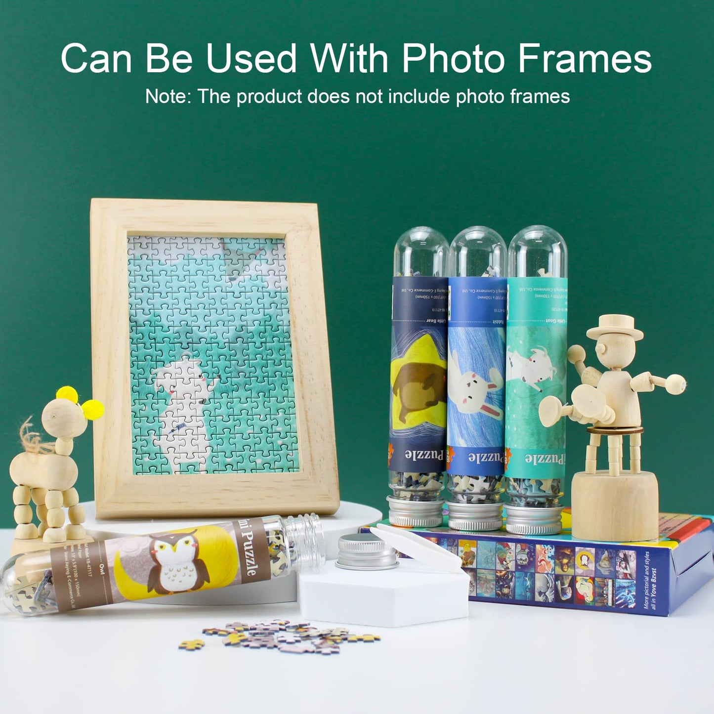 Mini Jigsaw Puzzles for Adults 150 Pieces(4 Packs) Small Jigsaw Puzzle Challenging Micro Puzzle Difficult Tiny Puzzle Home Decor Entertainment 6x4in (4 Pack-3)