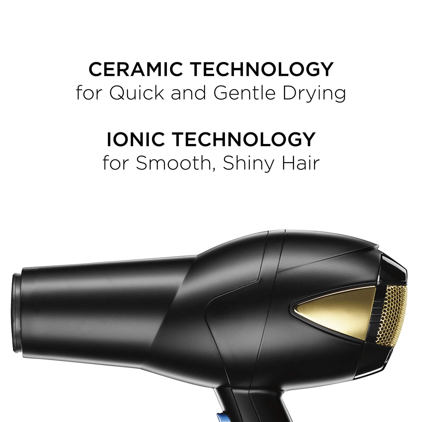 INFINITIPRO by CONAIR 1875 Watt Salon Hair Dryer for Coarse, Thick, Wavy, Curly, and Frizzy Hair