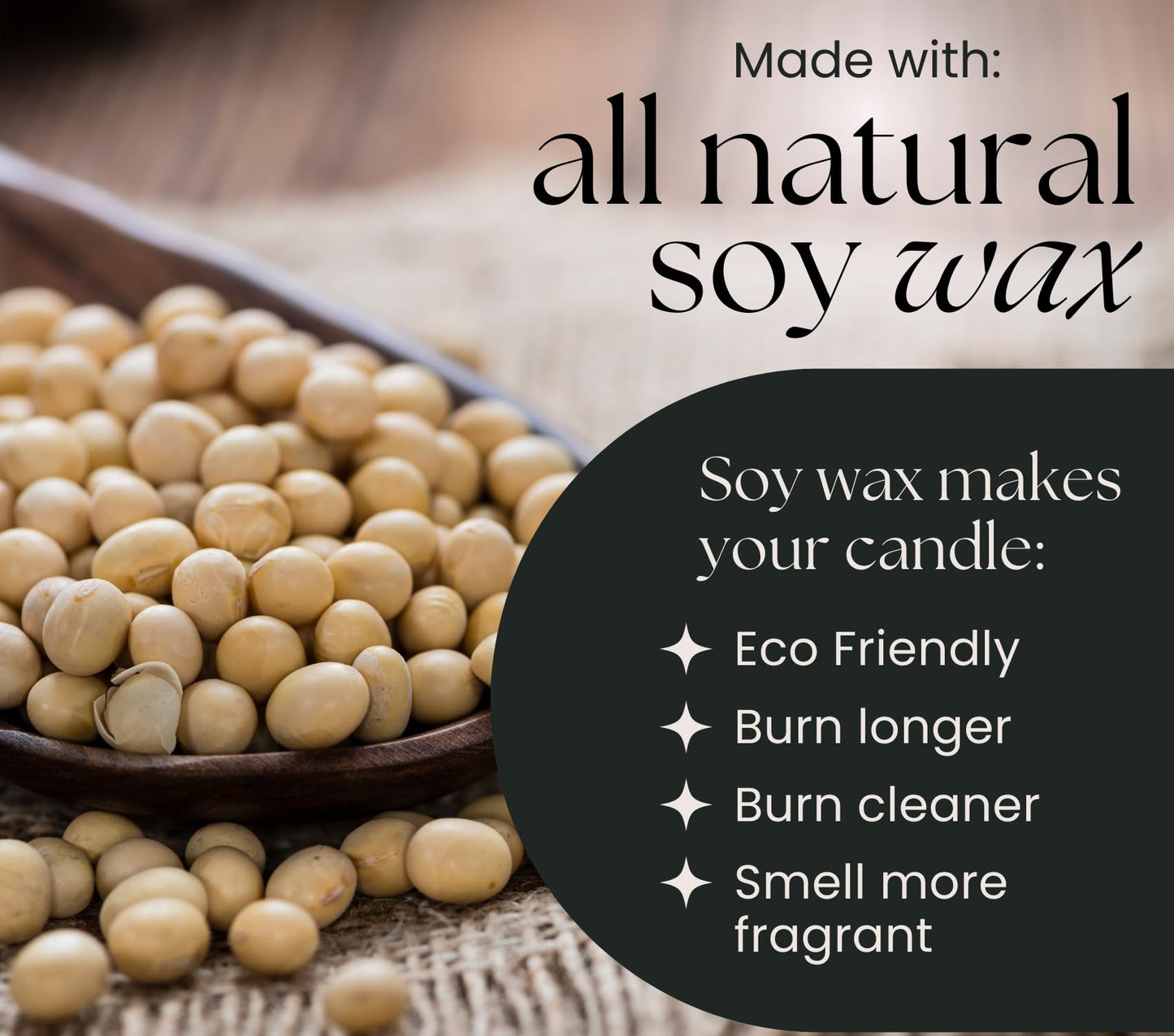 Large Crystal Candles for Women - 12oz Soy Wood Wick Candles That Crackle. Scented, Non-Toxic, Luxury Aromatherapy. Unique Meditation Spiritual Gifts for Women