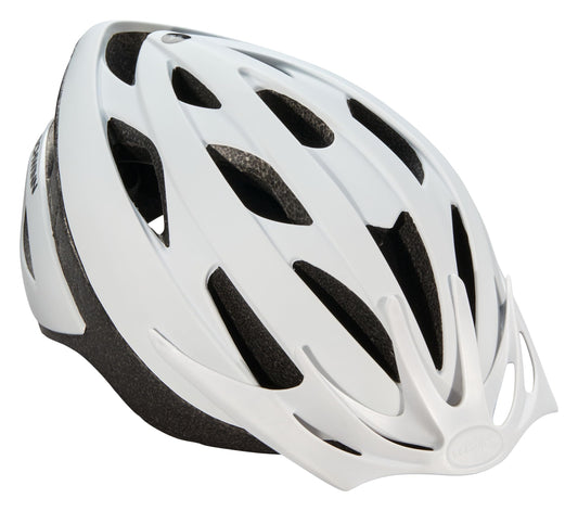Schwinn Thrasher Bike Helmet for Adult Men Women, Ages 14 and Up with Suggested Fit 58 to 62cm, Non-Lighted, Lightweight with Adjustable Side and Chin Straps, White