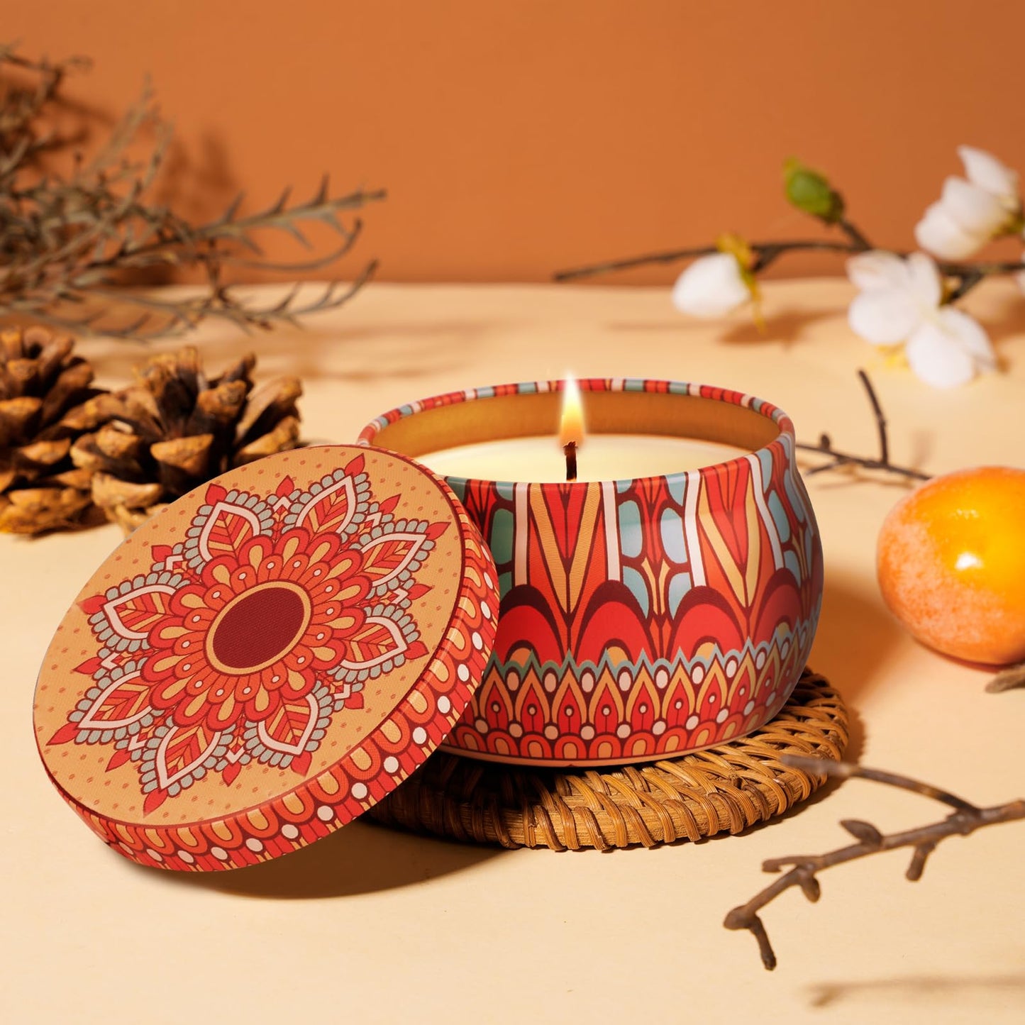 Fall Gifts Basket for Women,Birthday Gifts for Women Mom Her Wife Friend w/Fall Candle,Fall Home Decor,Self Care Get Well Gifts Spa Set,Anniversary,Halloween Christmas Thanksgiving Fall Gifts Box Cozy