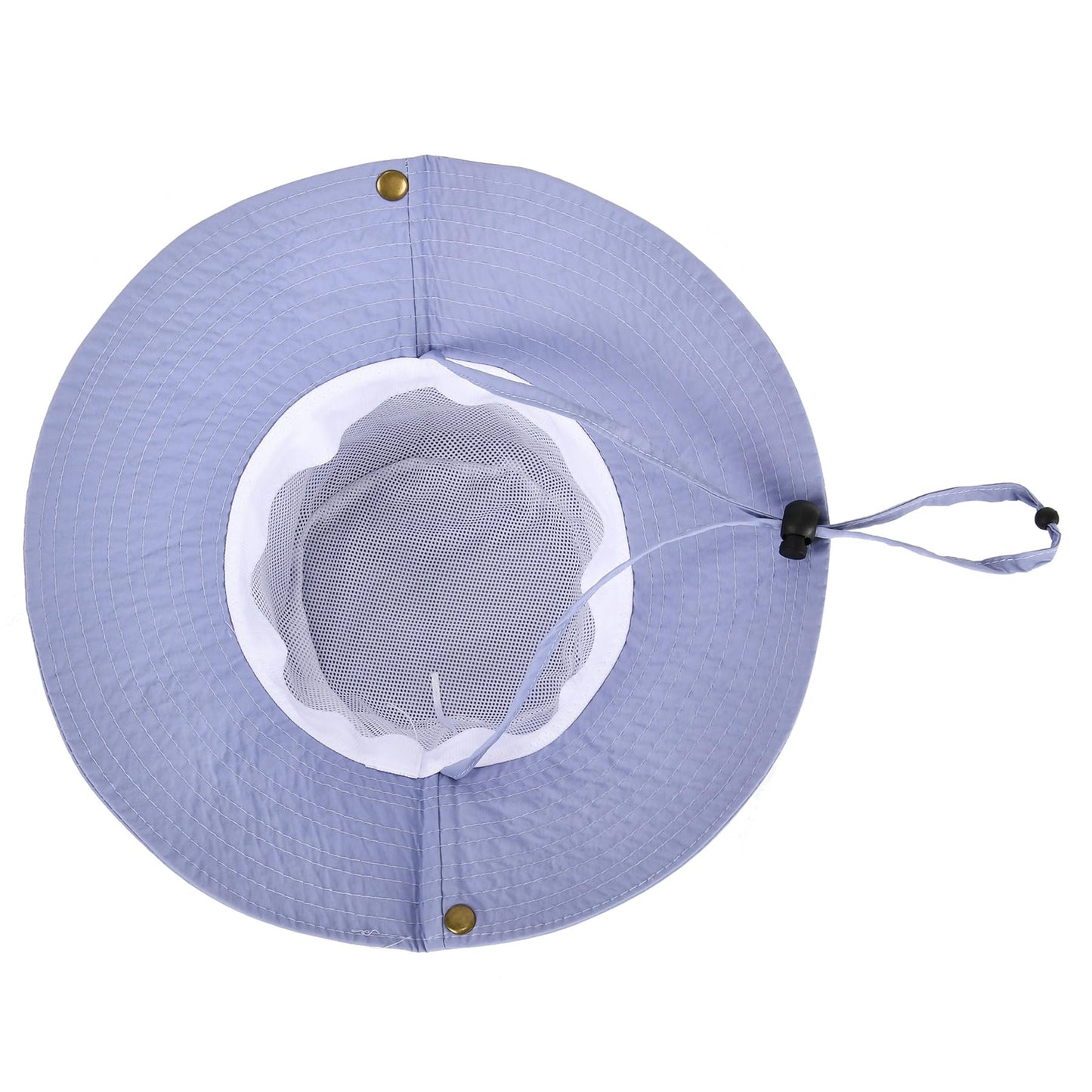 Kids Wide Brim Sun Hat Adjustable for Teen Youth Bucket Sun Protection UPF 50+ Safari Hat(Purple,53cm/2-8y)