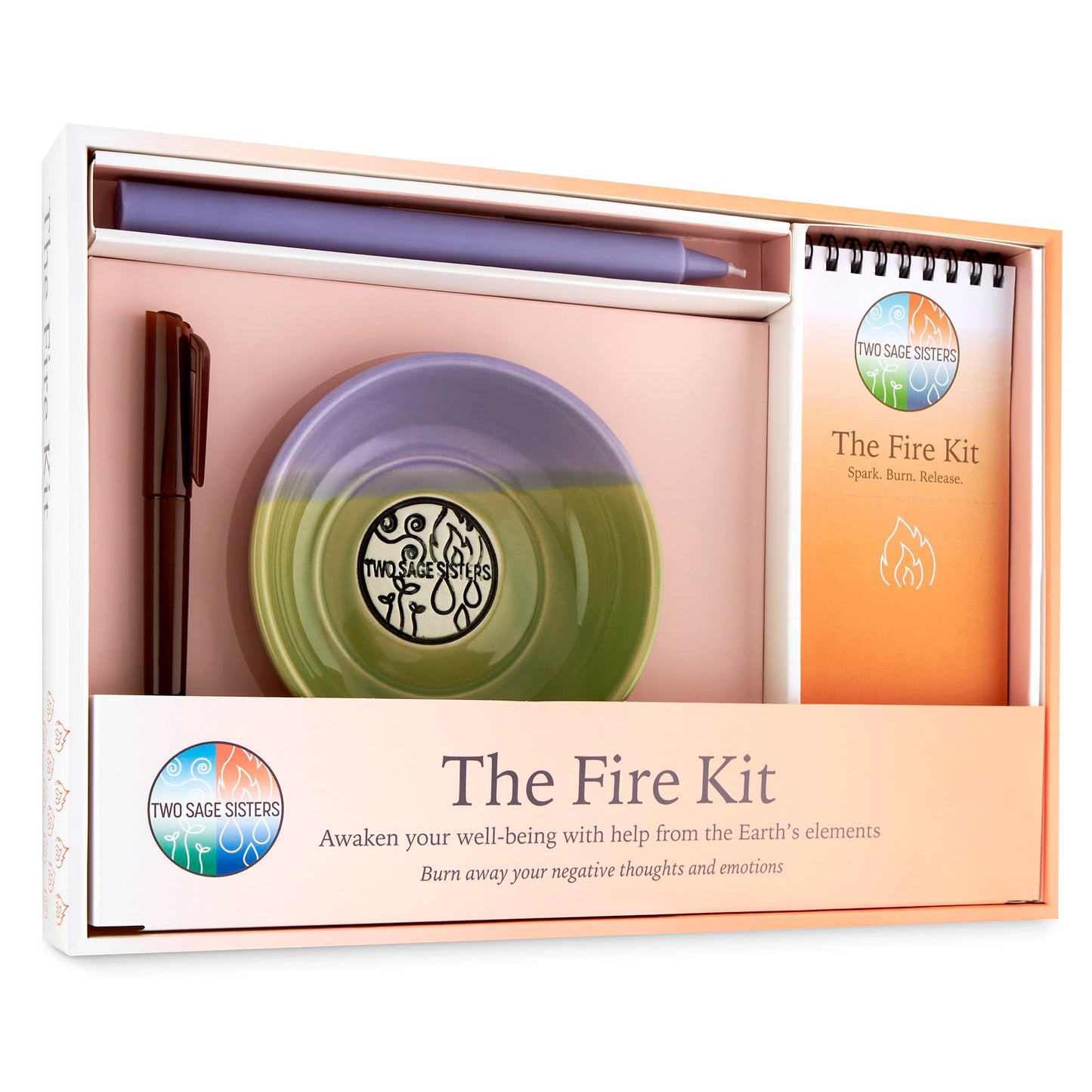 The Fire Kit – Make This a Summer of Self Care - Burn Negative Thoughts for Stress Relief and Healing - Care Kit By Two Sage Sisters