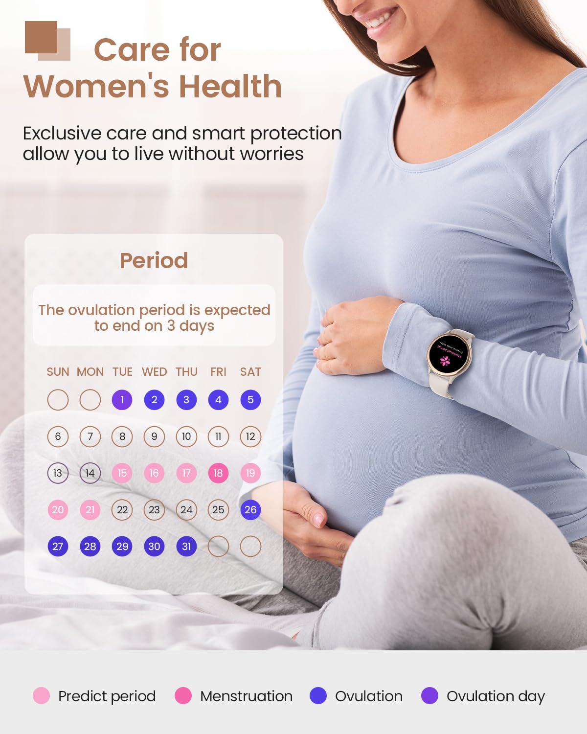 Smart Watches for Women, 42mm Smart Watch with 400+ Watch Face, 70+ Sport Modes, 24/7 Heart Rate, Sleep Monitor, Answer/Make Calls, Waterproof Activity Fitness Tracker for Android & iPhone (Gray)