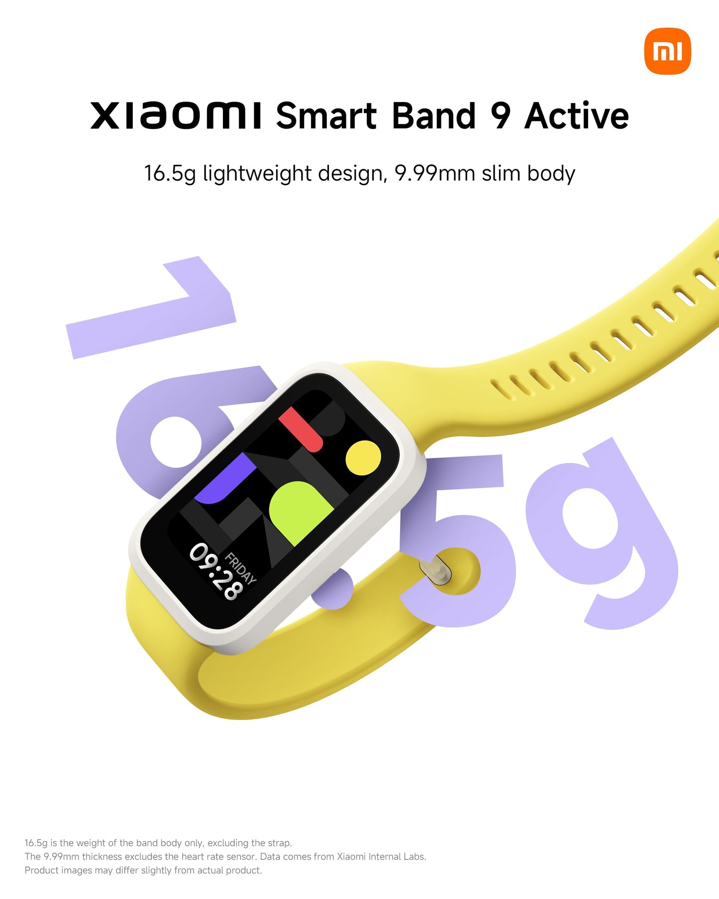 Xiaomi Smart Band 9 Active Global Version 1.47'' Display 18-Day Battery Life Modes All-Day Health and Fitness Monitoring 5ATM (Black)