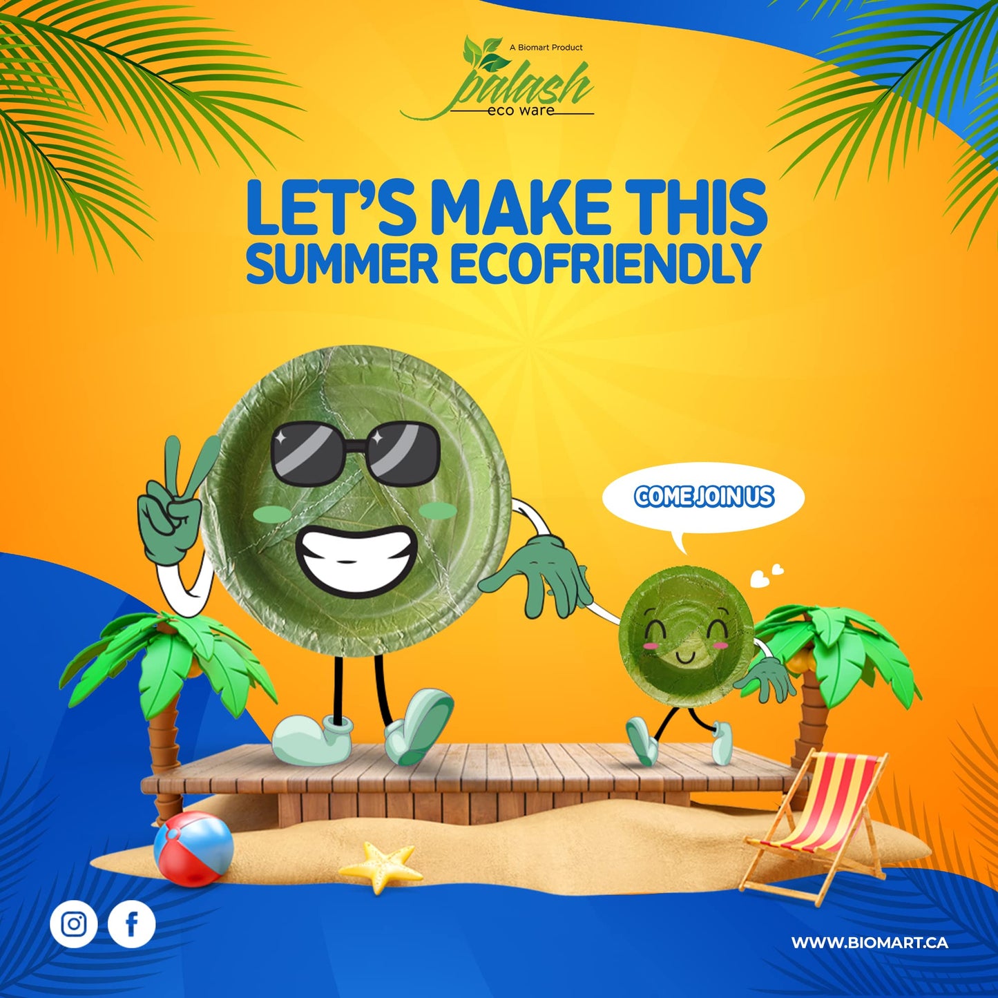 Palash-Sal leaf Single use Plate | Natural, biodegradable, backyard compostable, USDA Certified | Parties, Festival, wedding, BBQ Disposable supply | 9" Round Plate | Pack of 50