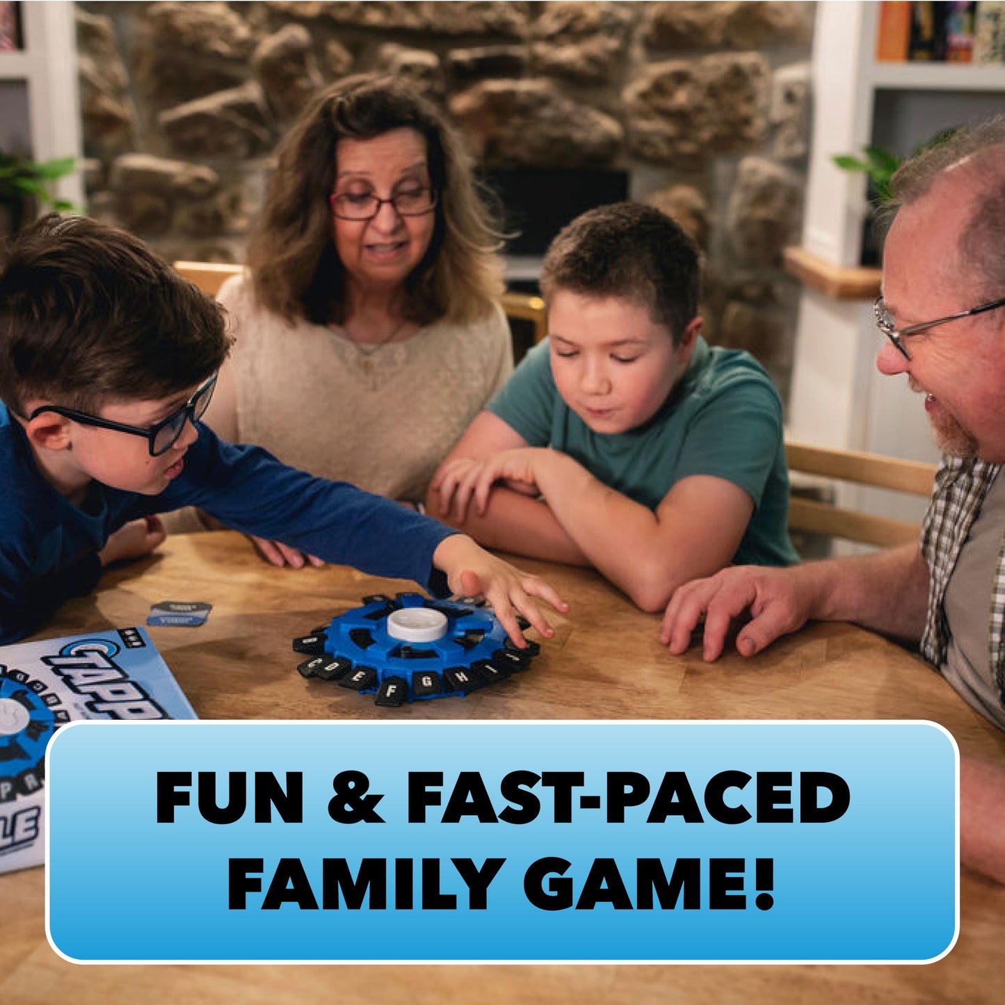 The Original TAPPLE, The Fast-Paced Family Board Game, Choose a Category & Race Against the Timer to be the Last Player, Learning Word Game for Ages 8 & Up, 2-8 Players, 15-20 Minute Play Time