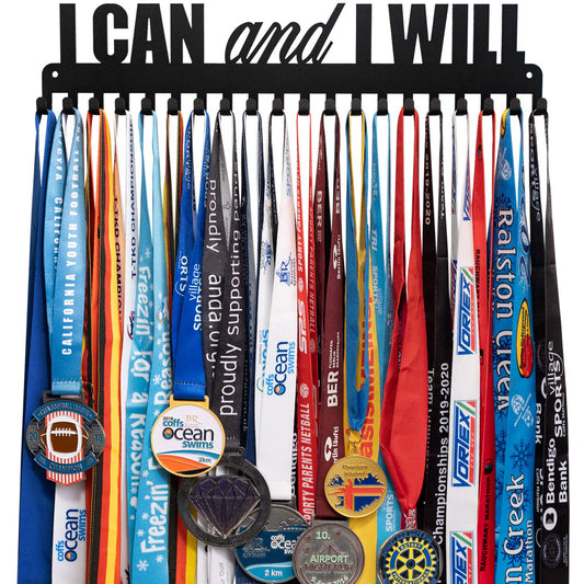 Lapetale Fashion Medal Rack for Runners,Medal Holder Display Hanger Rack Frame-Medal Holder for Runners,Marathon Medal Holder,Race Running Medal Holder,Medal Holders for Triathletes Easy Use
