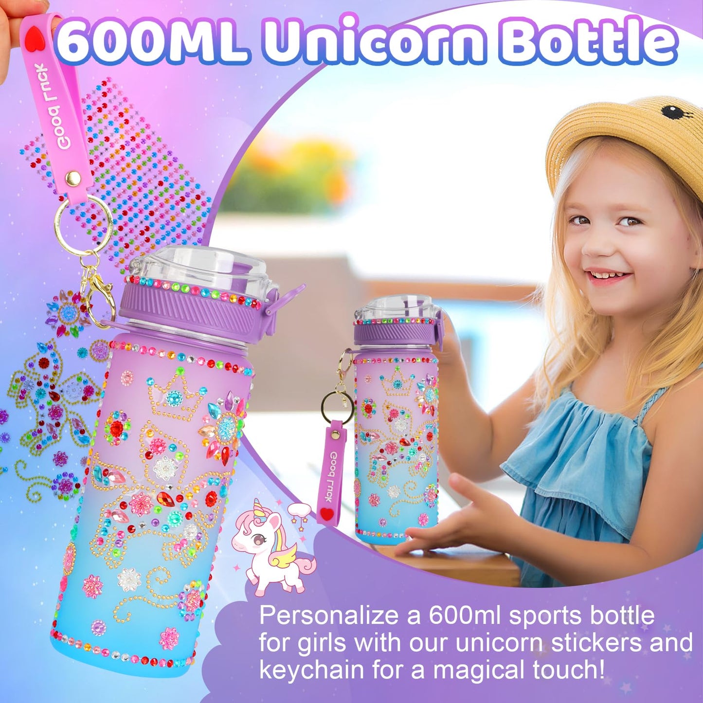 Jenria Unicorn Gifts for Girls, Birthday Gifts for Girls Age 3 4 5 6 7 8 9 10 Years Old Girl Birthday Gift Ideas, Girls Toys Age 6-8, Unicorn Toys for Daughter, Niece