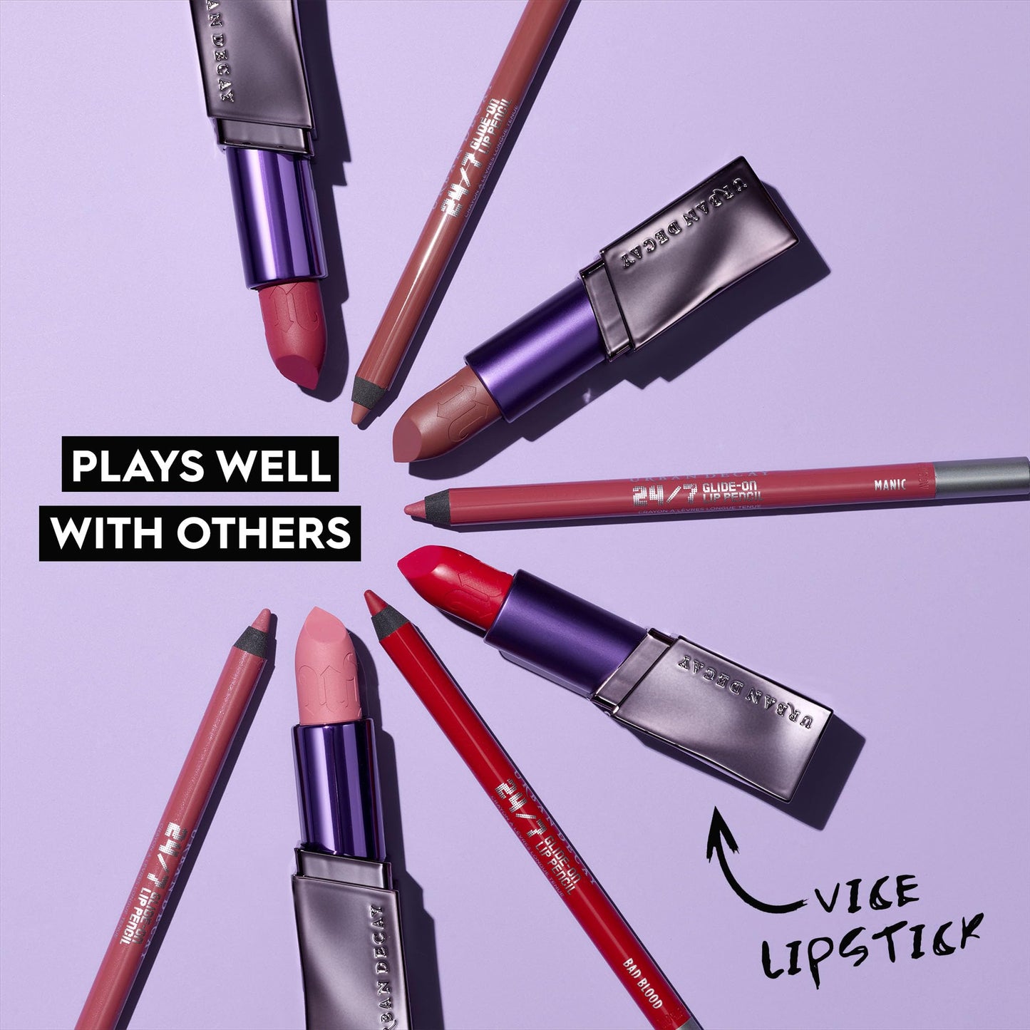 URBAN DECAY 24/7 Glide-On Waterproof Lip Pencil (Ozone - Clear), Smudge-Proof, Longwearing Lip Liner, Smooth & Creamy Colors, Moisturizing Formula with Vitamin E - 0.04 oz