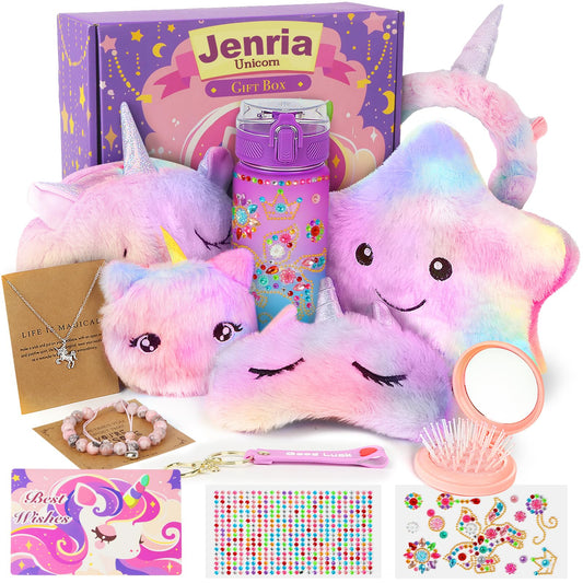 Jenria Unicorn Gifts for Girls, Birthday Gifts for Girls Age 3 4 5 6 7 8 9 10 Years Old Girl Birthday Gift Ideas, Girls Toys Age 6-8, Unicorn Toys for Daughter, Niece