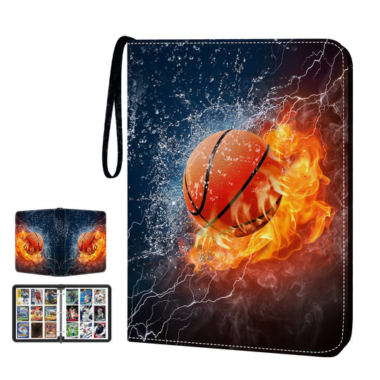 HESPLUS 900 Pockets Basketball Card Binder Sleeves, Trading Card Binder Collectible Trading Card Albums for Basketball Baseball Football Trading Sports Game Cards, Book Folder Organizer Card Holder