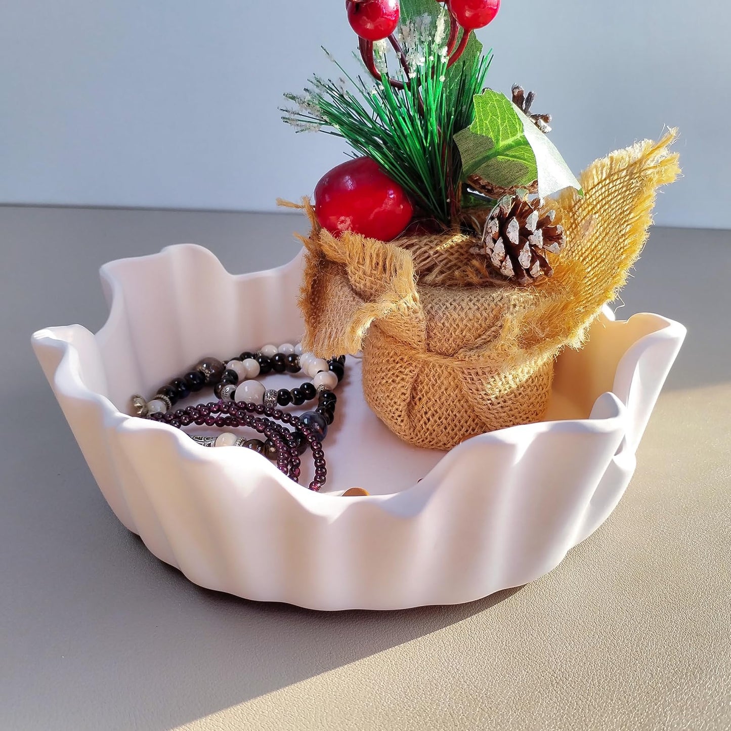 Wehous Large Irregular Bowl Silicone Mold, Unique Storage Epoxy Resin Concrete Molds, Big Candle Holder Tray Container Jewelry Holder Succulent Pot Makeup Organizer Casting Mold Art Craft Ornament