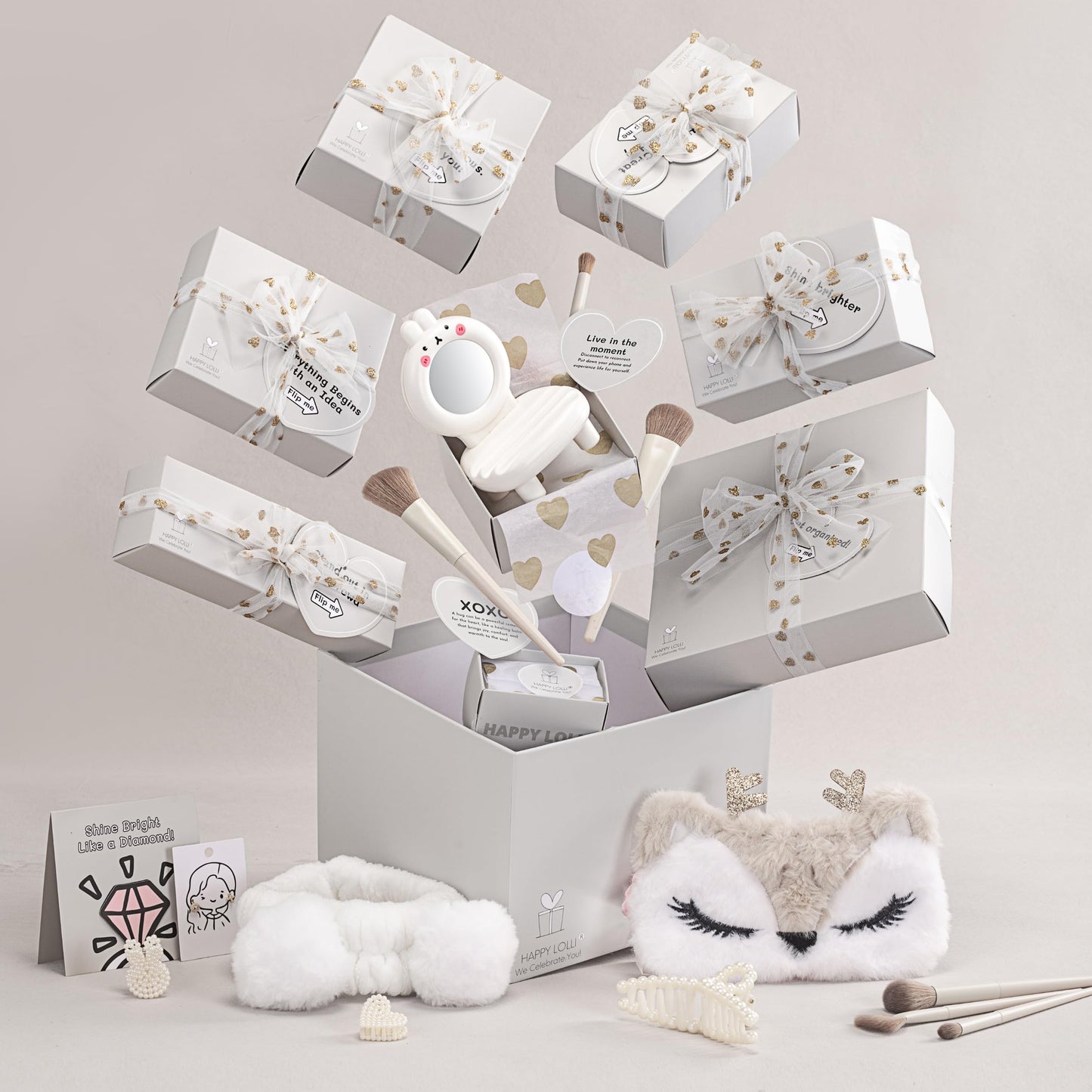 HAPPY LOLLI Birthday Gift for Tween & Teen Girls – 8 Wrapped Gifts with Empowering Tasks – Perfect for Christmas & Birthdays