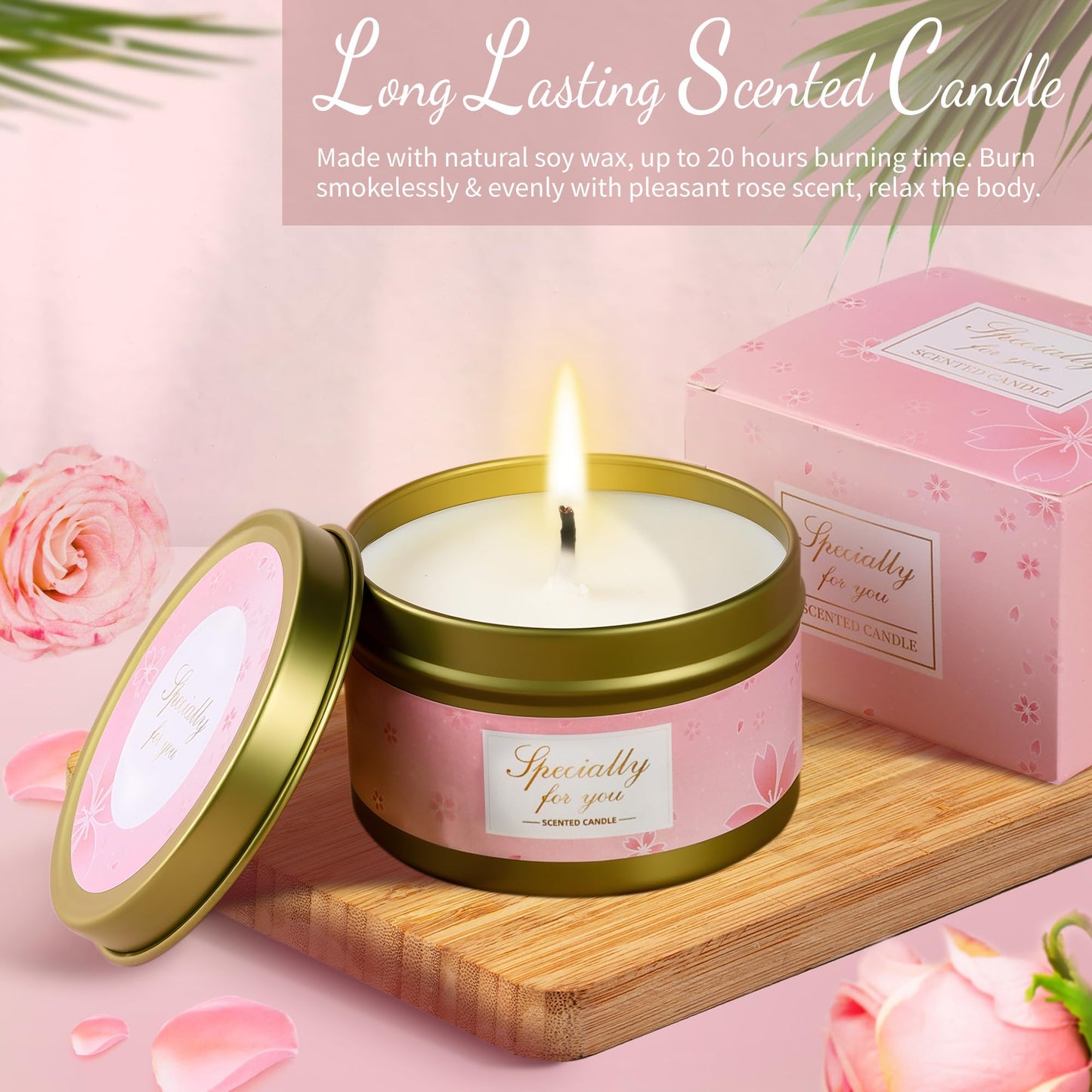 15PCS Birthday Gifts for Women, Self Care Gifts Get Well Soon Gifts, Relaxing Spa Gifts Basket Care Package w/ Flannel Blanket and 20 oz Tumbler, Mothers Day, Christmas, Friendship Gift for Mom Wife