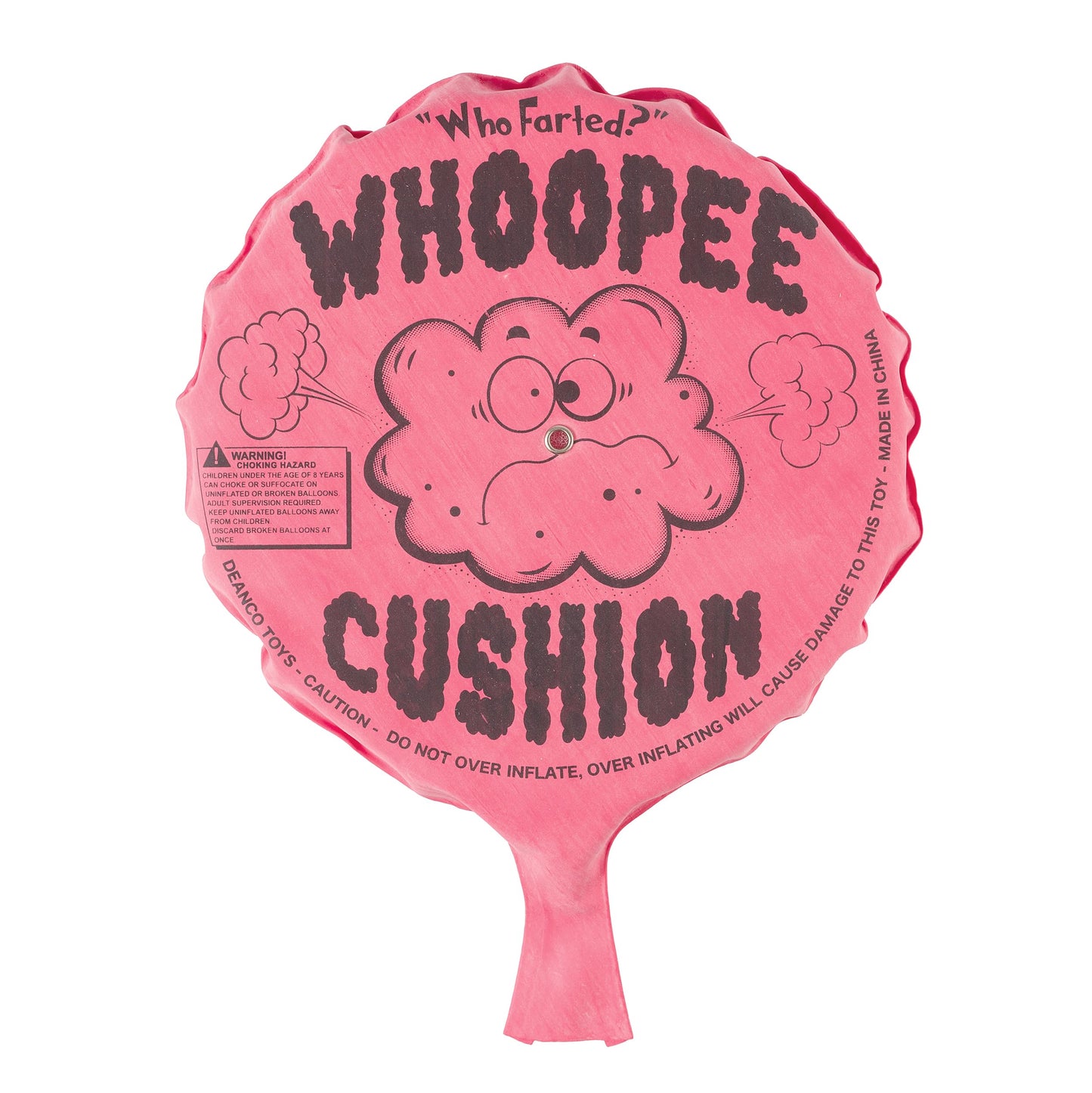 Whoopie Cushion 3 Pack - Three 7 inch Self-Inflating Whoopee Cusions Premium Rubber for Louder Fart Sound, Gag Gifts for Kids and Adults, April Fools Pranks