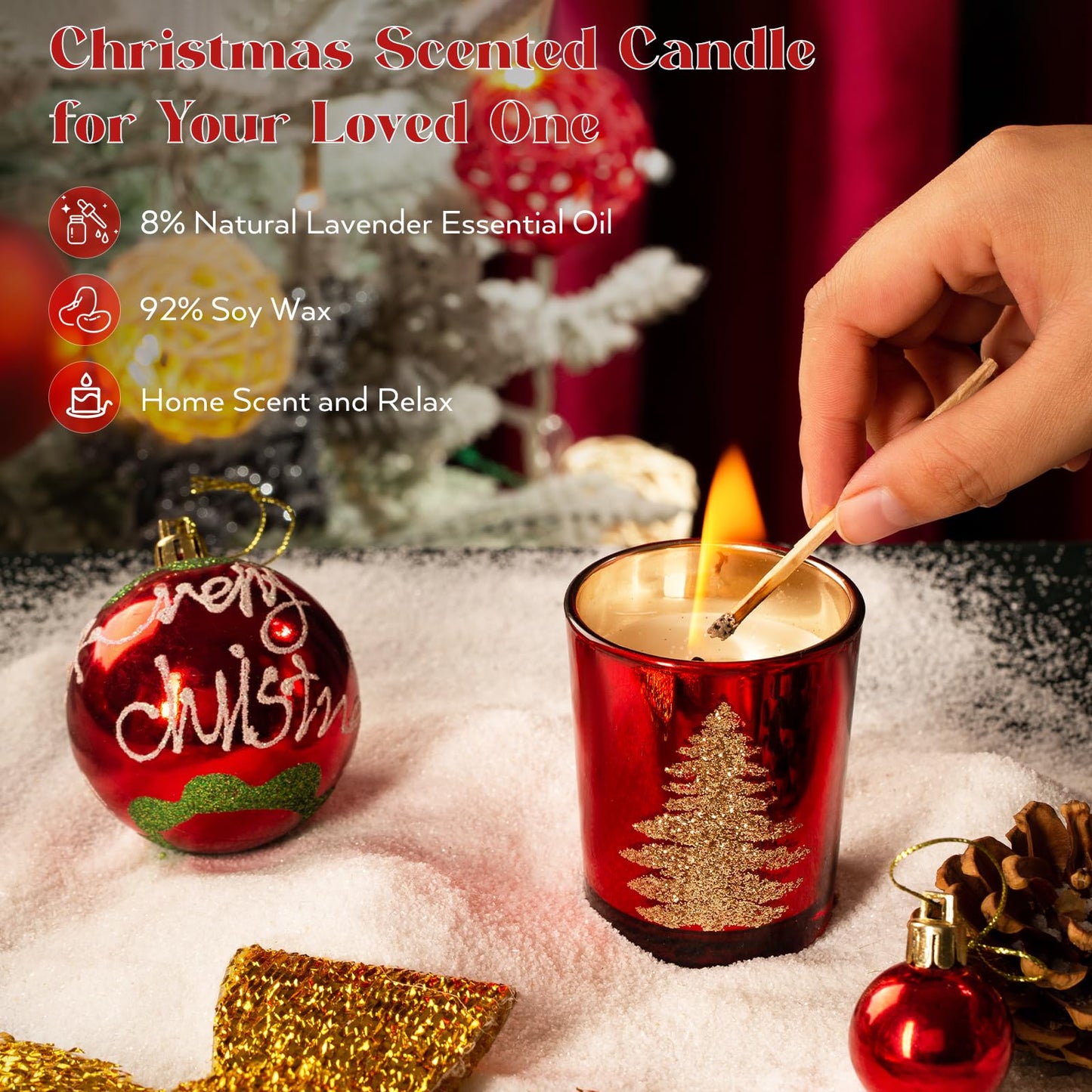 Happy New Year Christmas Gifts for Women-Valentines Day Gifts for Her-Unique New Year Gift Baskets for Women Gift Ideas-Holiday Spa Birthday Gift Set-Gifts for Mom Wife Grandma Friend Sister Coworker