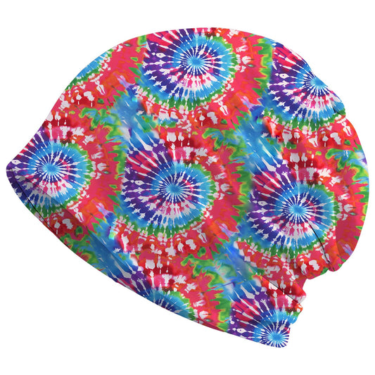 JoUbi Graffiti Tie-Dye Women's Slouchy Beanie Hat Cute Turban Hats Cancer Headwear Caps Baggy Skull Sleep Scarf