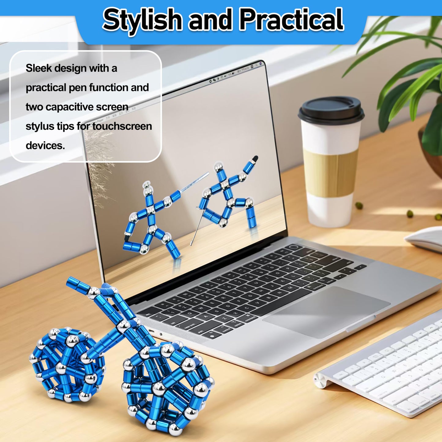 Felikray Magnetic Fidget Pen Toys for Adults Teens Cool Birthday Gifts for Young Men Unique Gifts for Teenage Boys Novelty Christmas Stocking Stuffers Gadget for Men Teen Boy Personalized Gifts