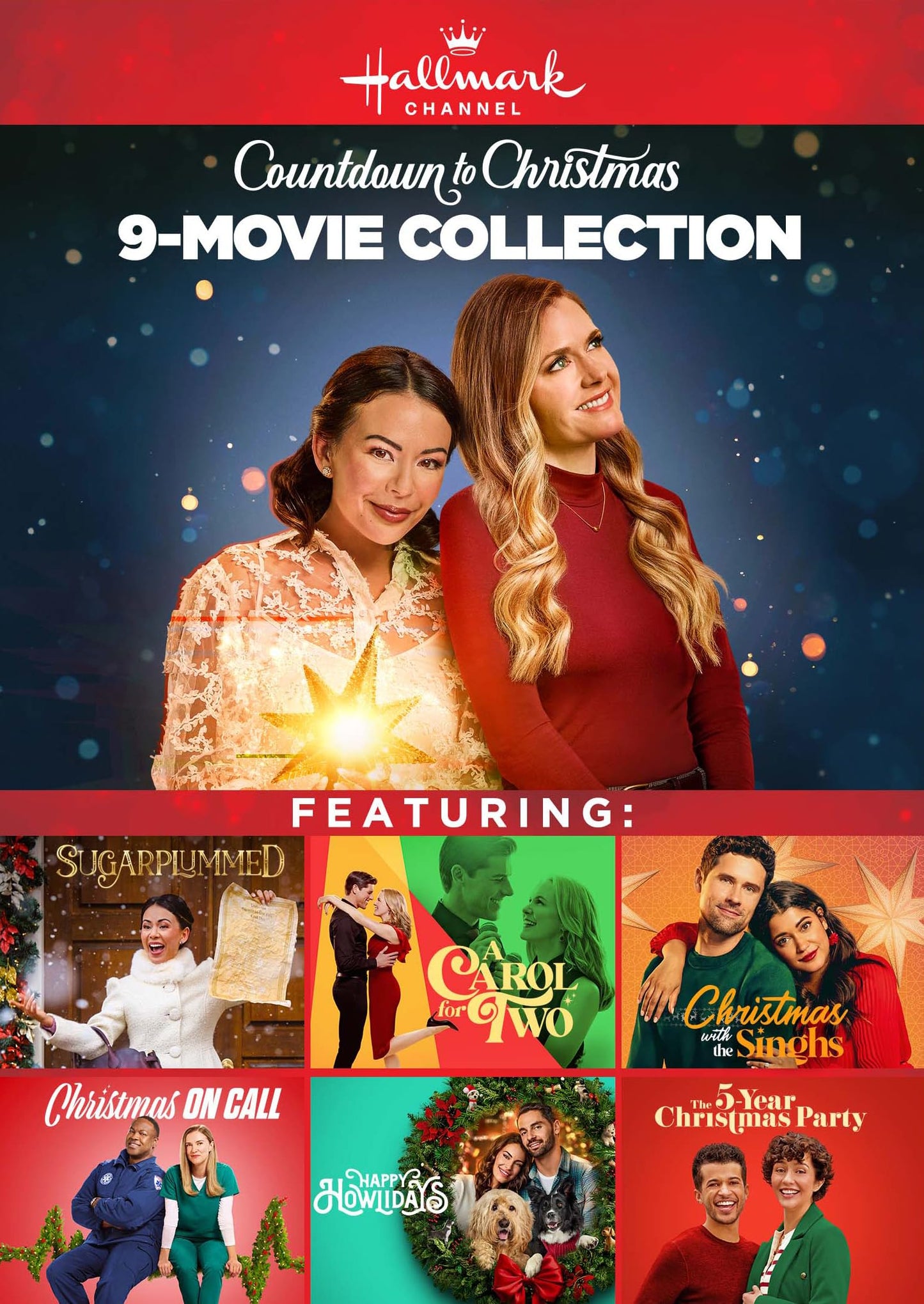 Hallmark Countdown to Christmas 9-Movie Collection (Sugarplummed, A Carol for Two, Christmas on Call, Happy Howlidays and more)