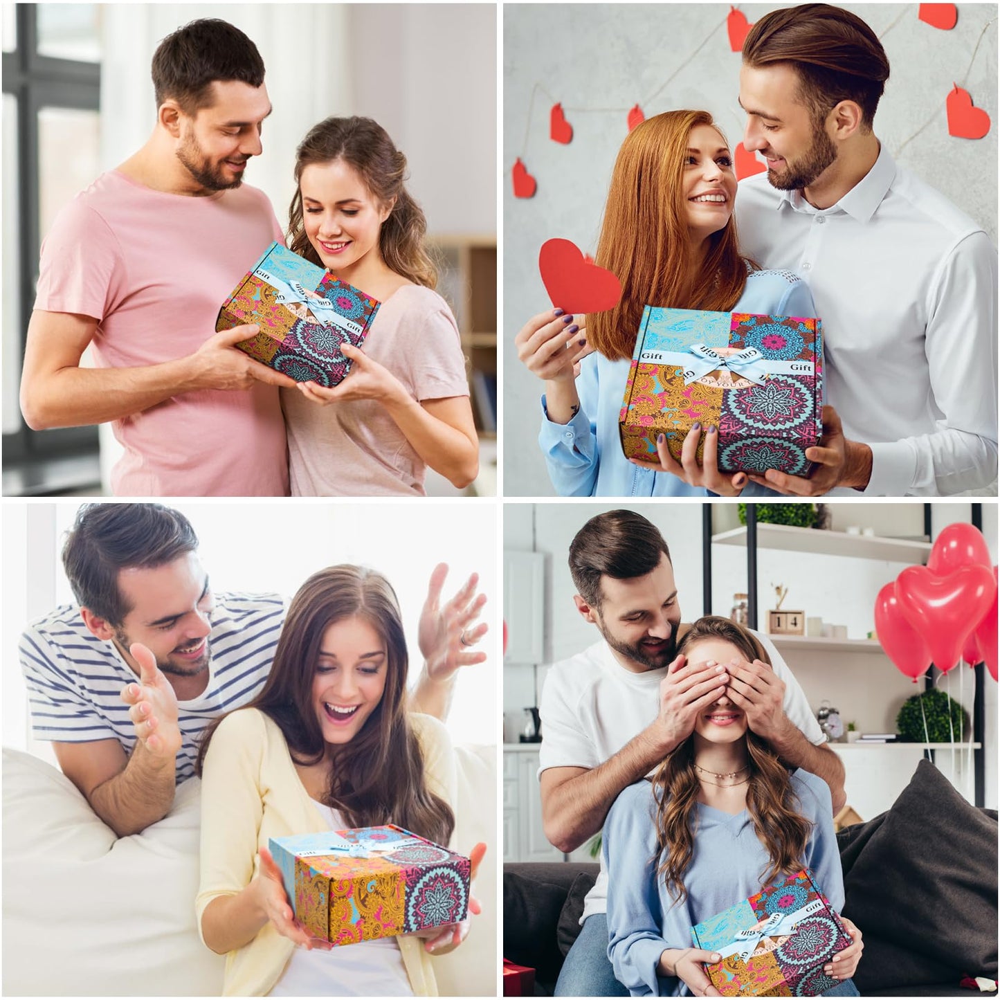 Scented Candles Gifts Set for Women, Aromatherapy Candles for Home Scented, Upgraded Large Tin of Soy Candle Lavender Candle Birthday Gifts for Women Mom Bath Spa Meditation Valentine Gifts Candles