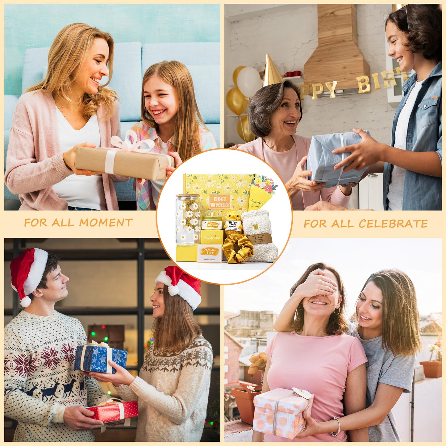 Gifts for Sister, Unique Sisters Birthday Gifts for Women, Best Friend Birthday Gift, Inspirational Gift Set Box, Christmas gifts for Sister