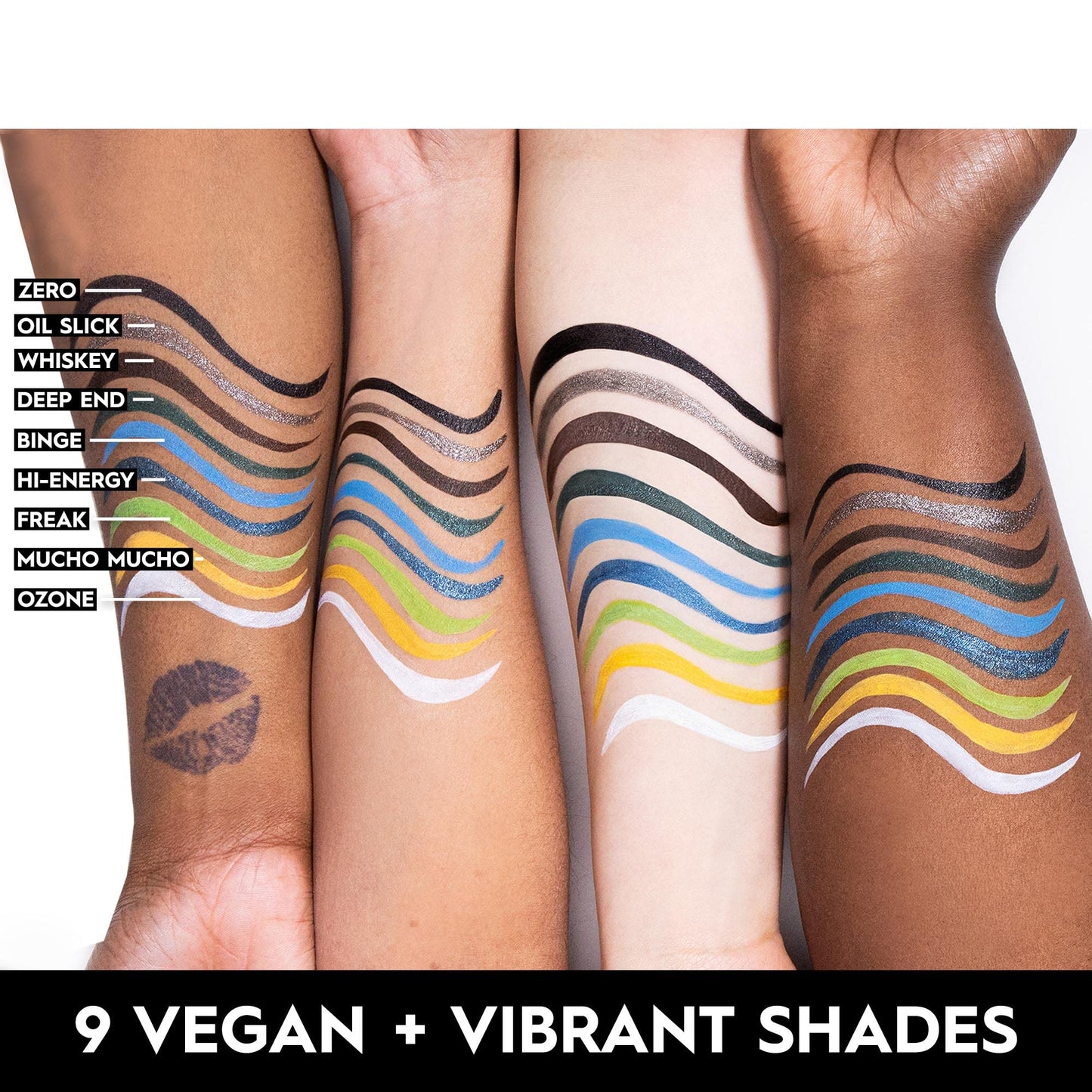 Urban Decay 24/7 Inks Liquid Eyeliner Pen – Water-Resistant, Smudge-Proof – Up to 24HR Wear – Ergonomic Grip – Vegan & Cruelty Free – Freak (Matte Lime Green, Felt Tip)