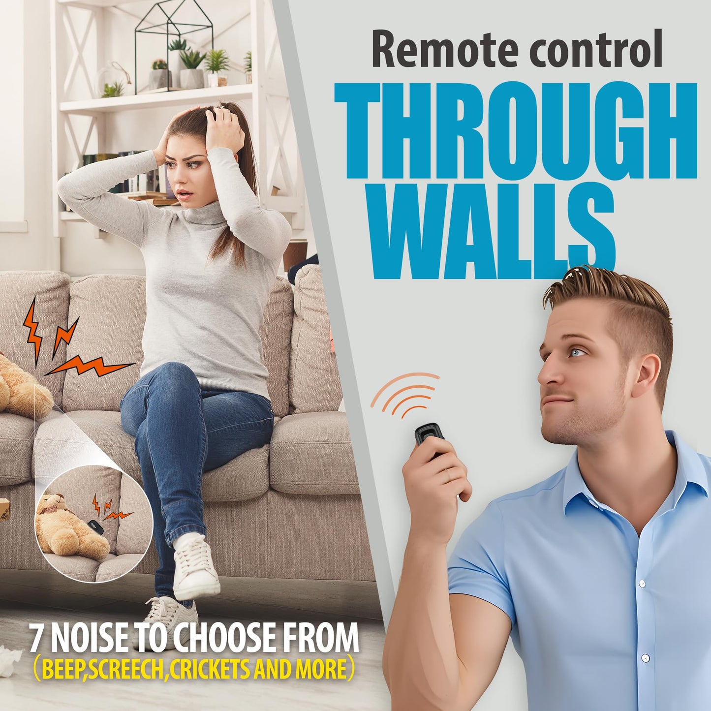 Joywhiz Cricket Noise Maker Prank with Remote Control,Hidden Prank Noise Maker for Adults,Gag Gifts for Adults,Prank Stuff,Suitable for Party, Office, Home, School, Car