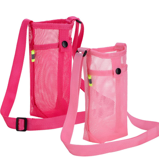 Tainehs Water Bottle Holder Water Bottle Carrier with Adjustable Shoulder Strap Beach Bottle Bag Water Bottle Sling Dog Water Bottle Sleeve for Sports Gym Hiking Camping Walking Travel Essentials