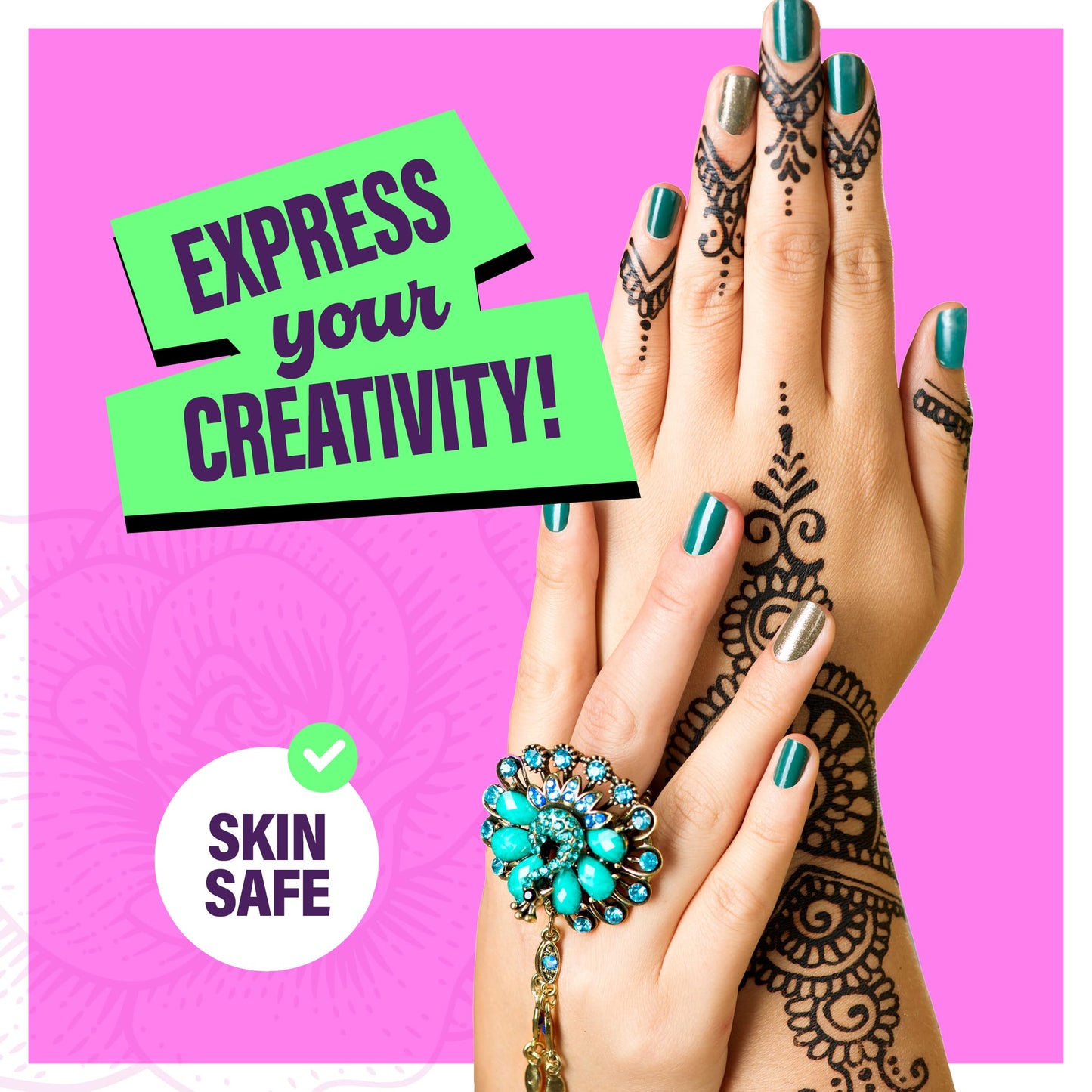 Pretty Me Temporary Tattoos Markers - Henna Body Tattoo Kit for Girls & Adults - Skin Pens for Teen Girl Gifts Trendy Stuff - 12 + Year Old - Cool Birthday Gift Ideas Teens 12 13 14 15 16 17 18 Tween