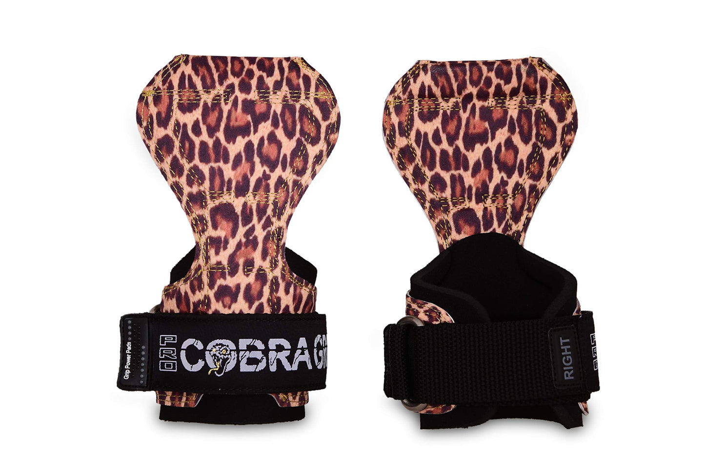 Cobra Grips PRO Weight Lifting Gloves Heavy Duty Straps Alternative Power Lifting Hooks Best For Deadlifts Adjustable Neoprene Padded Wrist Support Bodybuilding (PRO Seamless Amara Leather)