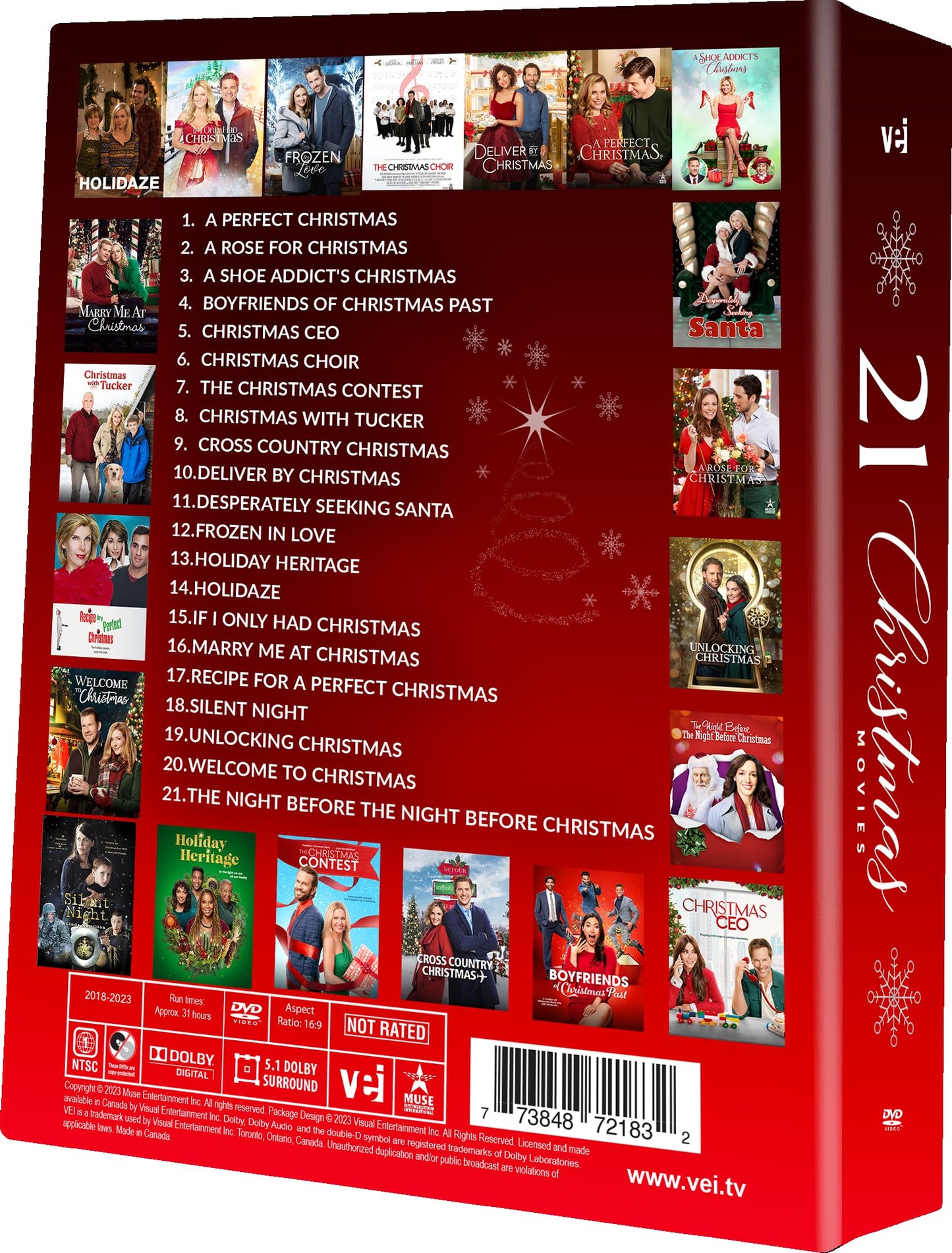 21 Christmas Movies [DVD]