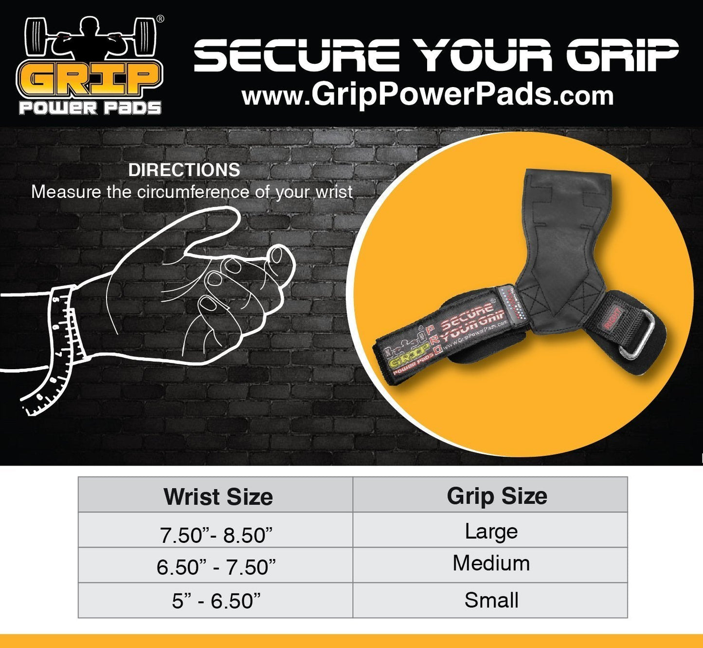 Lifting Grips PRO Weight Gloves Best Heavy Duty Straps Alternative to Power Hooks Deadlifts Adjustable Neoprene Padded Wrist Wrap (Black Leather, Small 5.0"-6.40" Wrist Size)