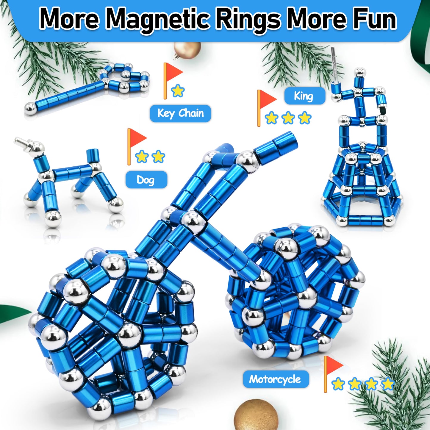 Felikray Magnetic Fidget Pen Toys for Adults Teens Cool Birthday Gifts for Young Men Unique Gifts for Teenage Boys Novelty Christmas Stocking Stuffers Gadget for Men Teen Boy Personalized Gifts