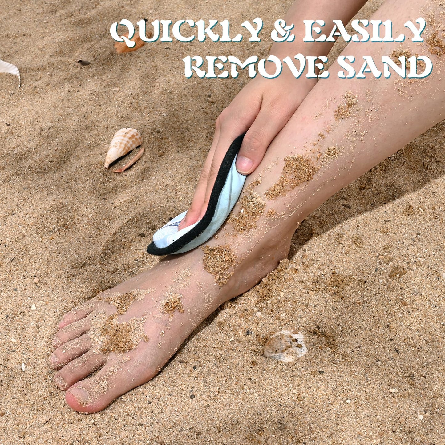 Uspring 2 Pcs Sand Remover for Beach, Sandscreen Sand Remover Beach Essentials, Sand Removal Bags, Beach Accessories, Vacation Essentials, Beach Must Haves, Gifts for Women