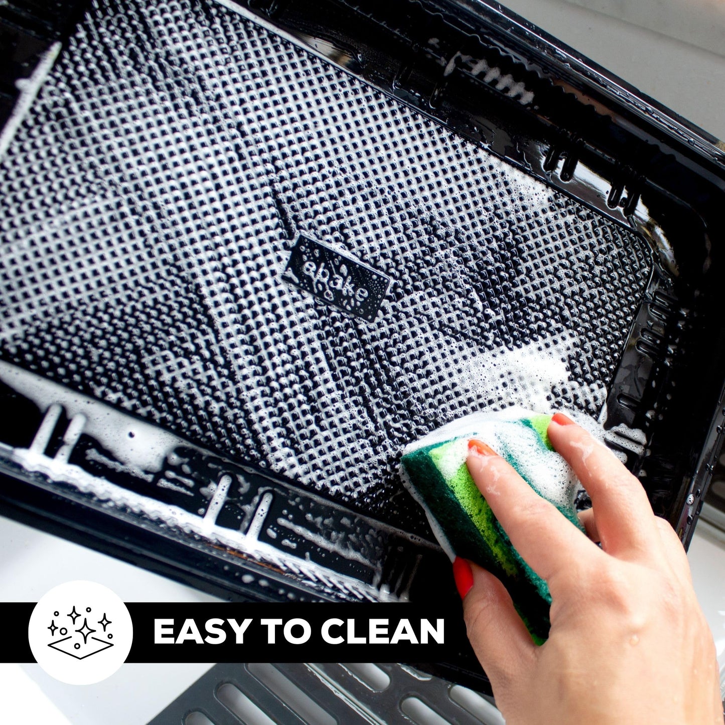 6 Pack Catering Trays with Lids – 13" Serving Tray with Lid, Heavy Duty Recyclable Plastic Party Platters for Catering, Buffet, Picnics & Events – Food Trays with Clear Lid (13.39 × 9.84 × 2.95 inch)