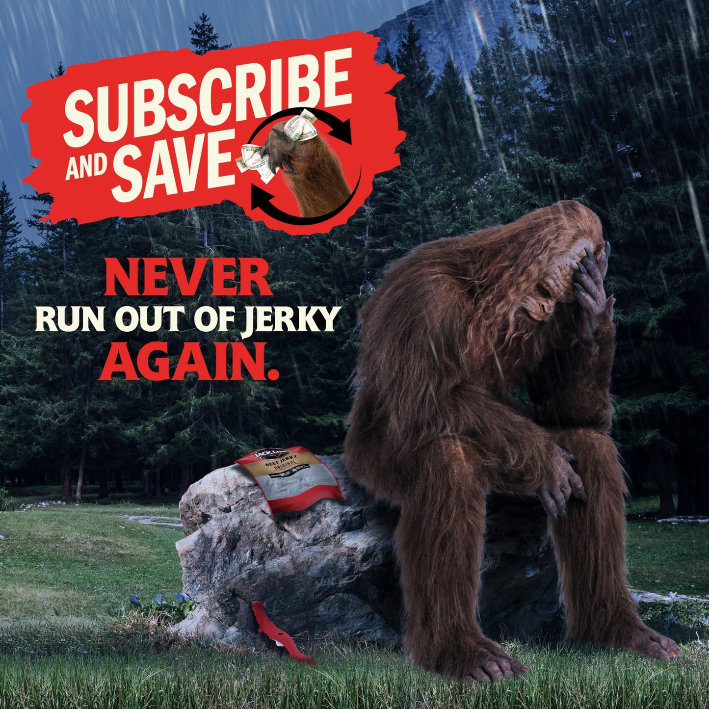 Jack Link's Beef Jerky, Teriyaki, Multipack Bags - Flavorful Meat Snacks for Lunches, Ready to Eat Protein Snacks, Individual Packs - 7g of Protein, Made with 100% Beef - 0.625 oz (Pack of 20)