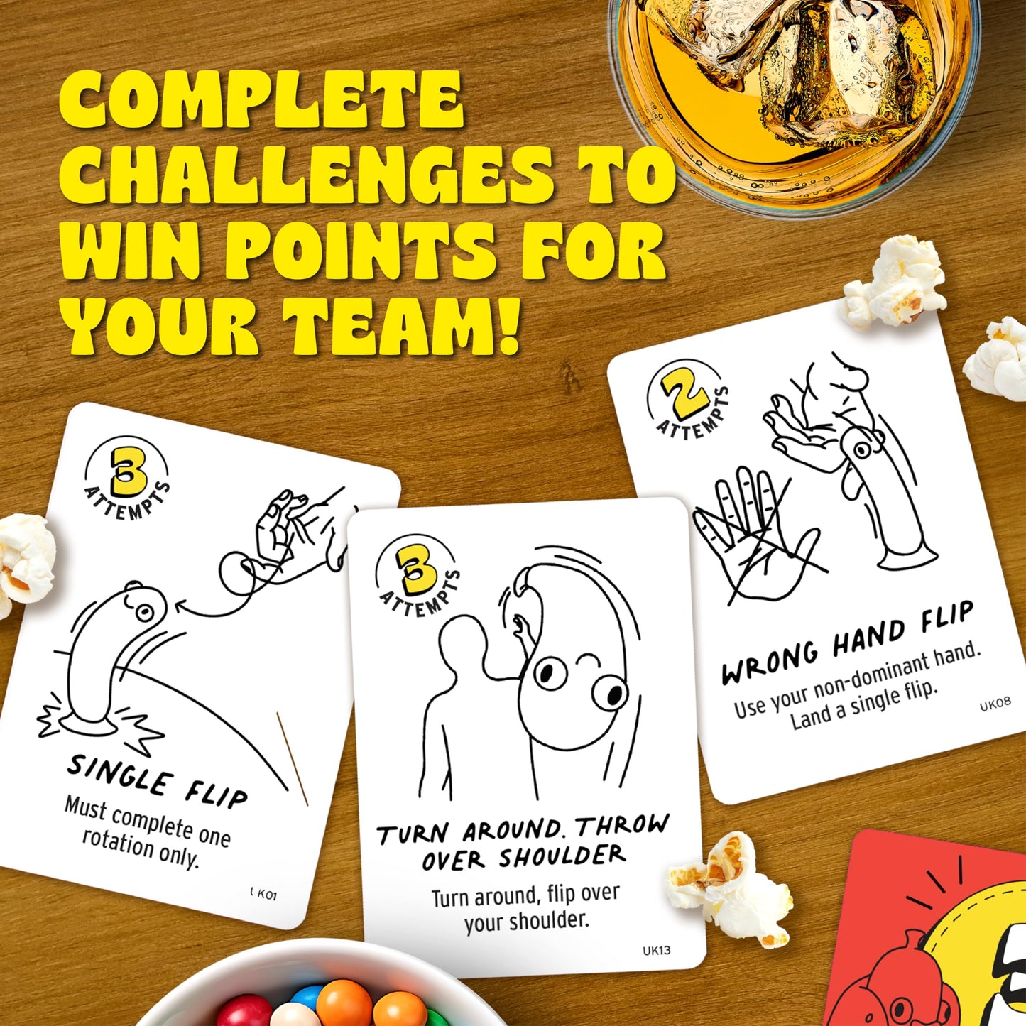 Big Potato Chicken vs Hotdog: The Ultimate Chaotic Party Game | Flipping-Fun Party Game for Families & Game Nights | Bonus Content Included!