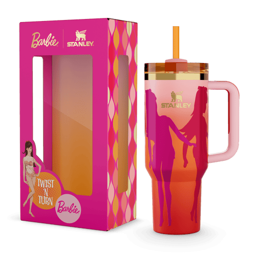 The Stanley x Barbie Quencher | 40 OZ - '60s Twist 'N Turn with original Box