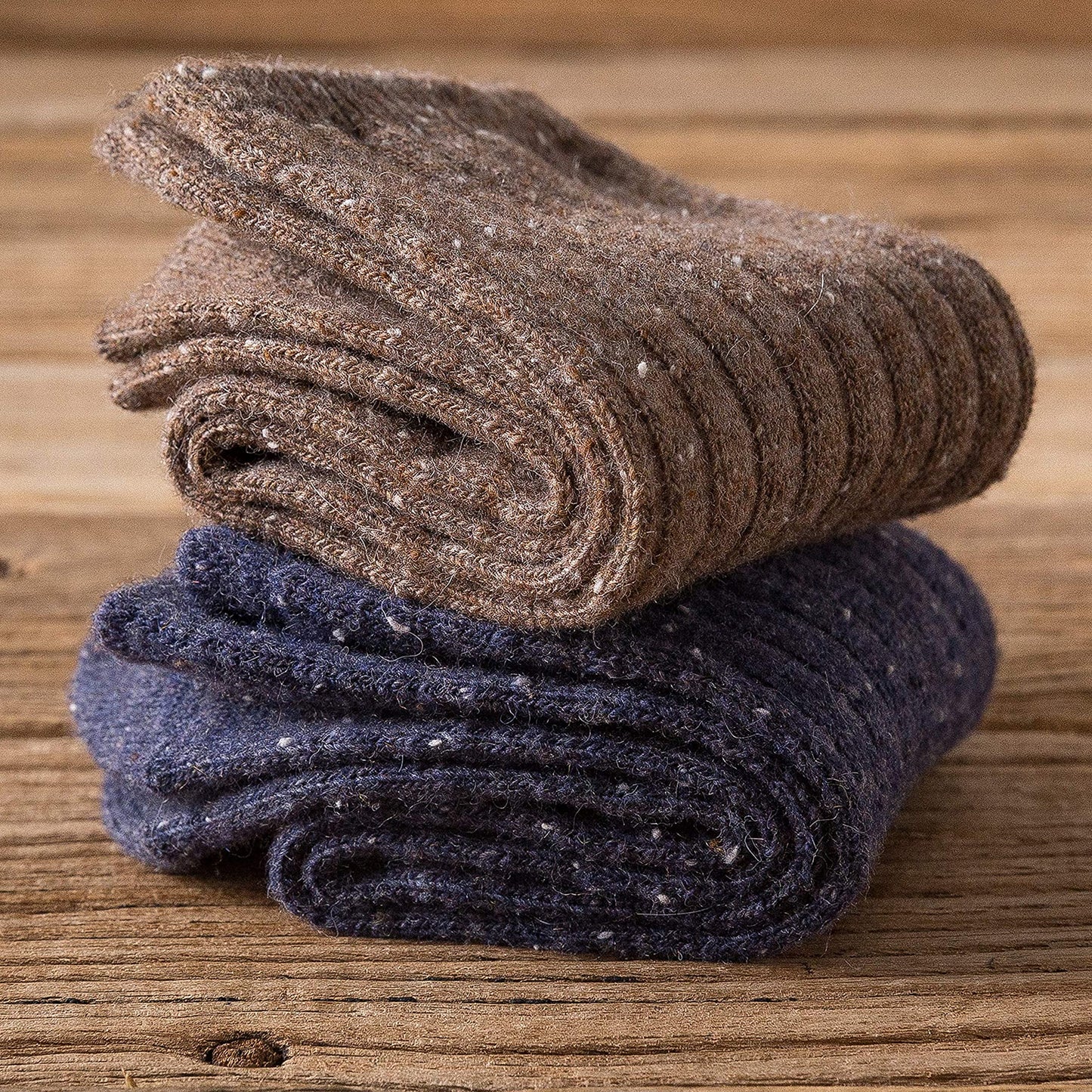 EBMORE 5 Pairs Merino Wool Socks for Women Thermal Warm Thick Winter Hiking Knit Cozy Crew Duty Work Soft Socks Stocking Stuffers Gift for Ladies 5 Pack(Dot Stripes(5 pairs))