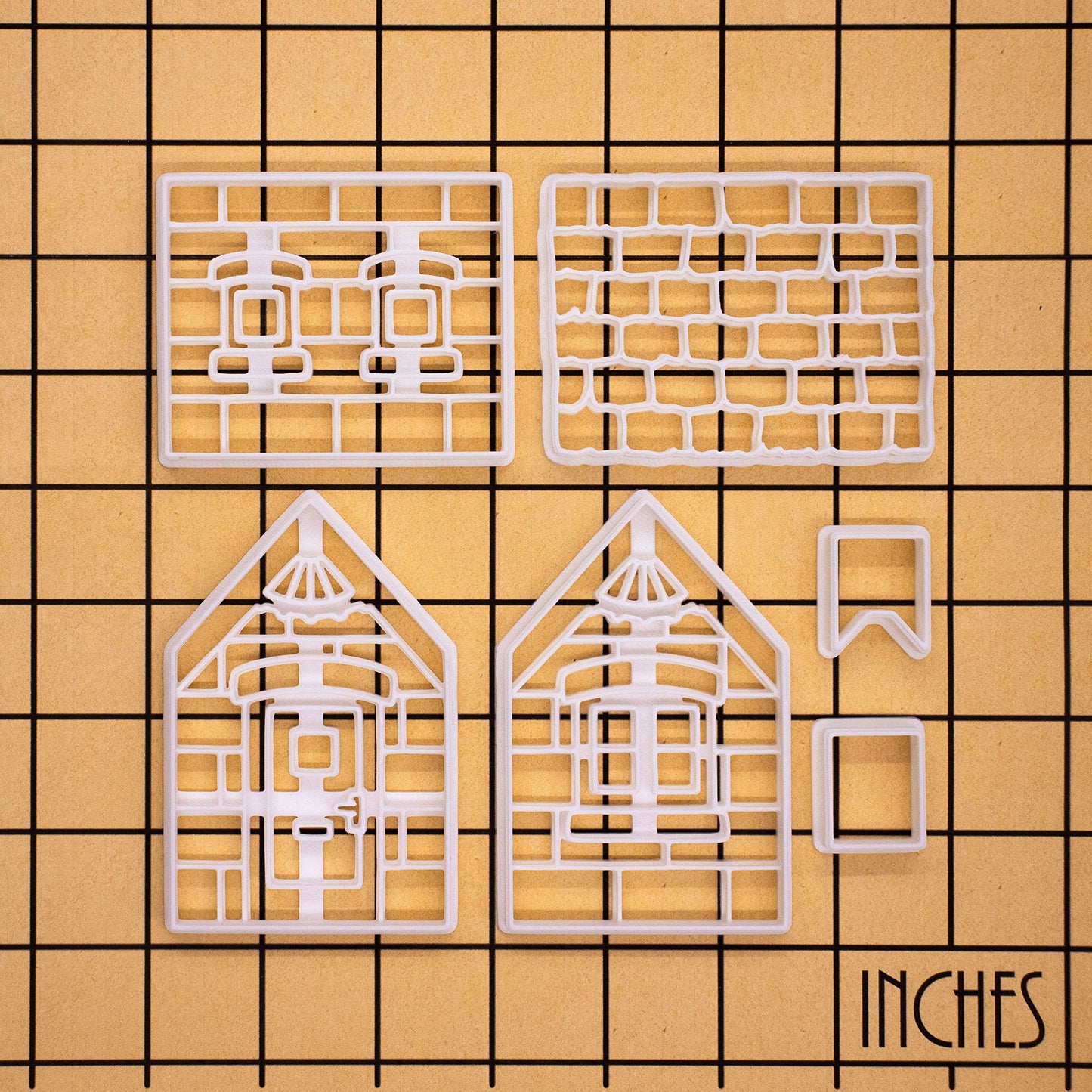 Gingerbread Xmas House Cookie Cutter, 1 set - Bakerlogy