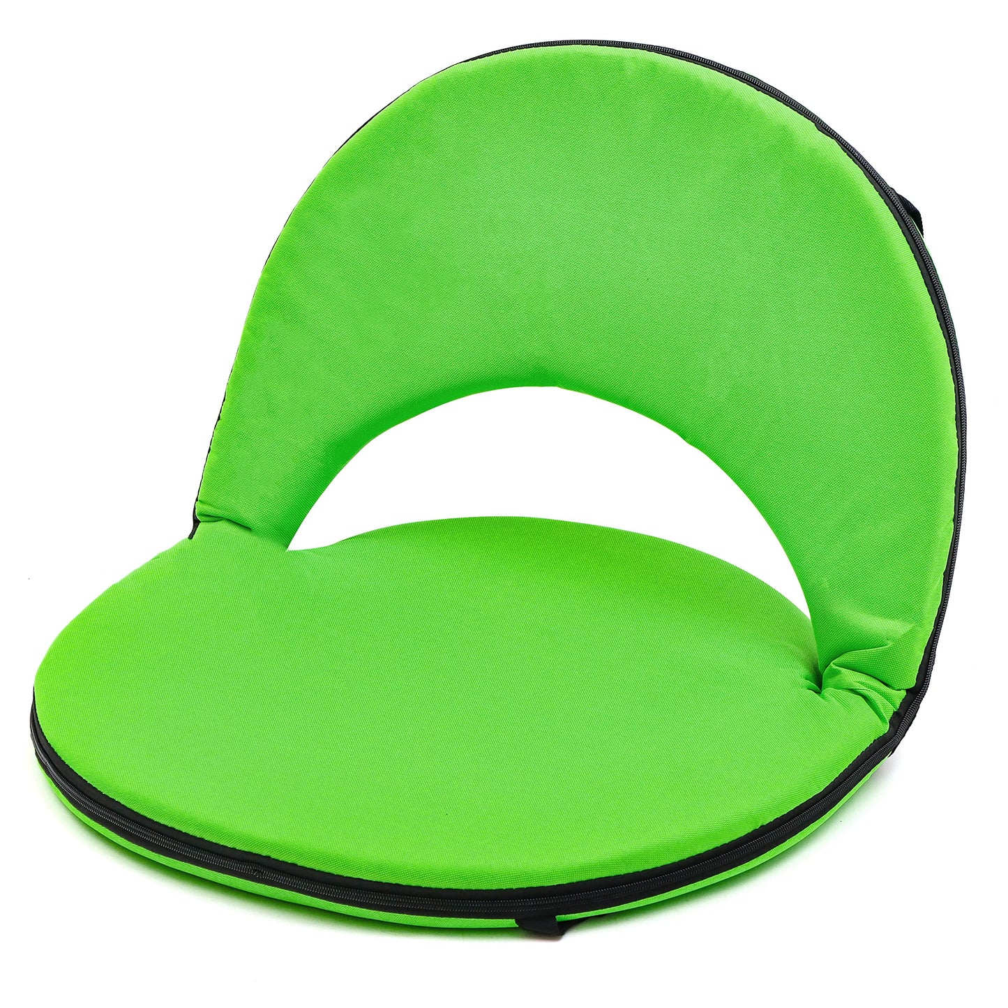Portable Multiuse Adjustable Recliner Stadium Seat by Trademark Innovations (Light Green)