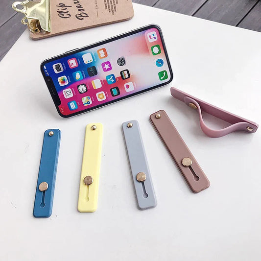 Candy Color Silicone Finger Ring Wristband Holder