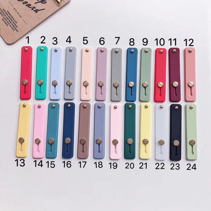 Candy Color Silicone Finger Ring Wristband Holder