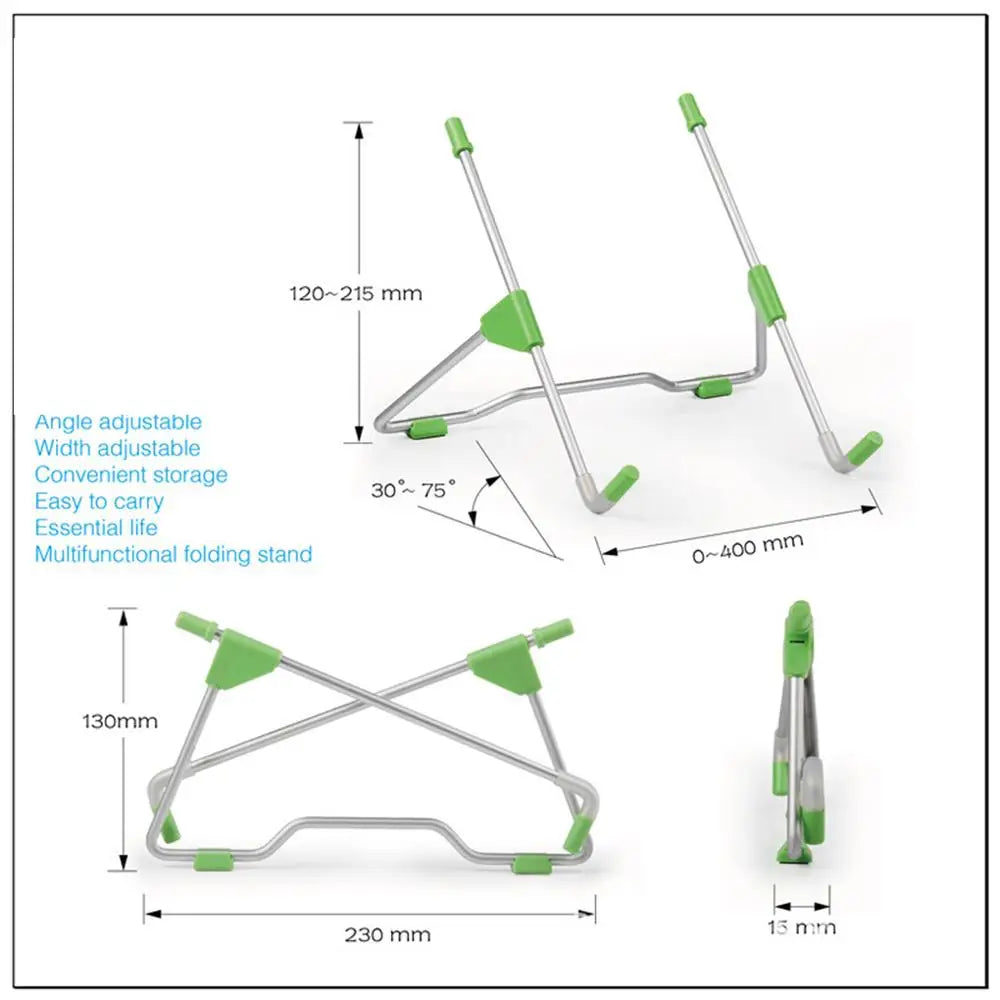 Portable Folding Adjustable Laptop Tablet Stand