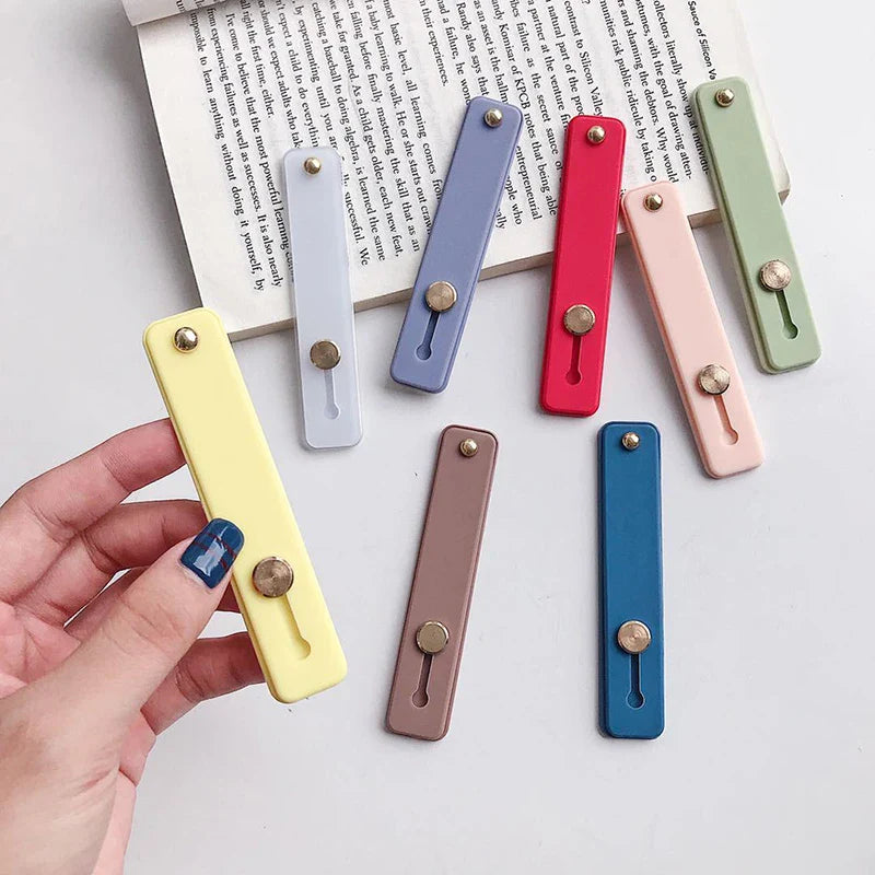 Candy Color Silicone Finger Ring Wristband Holder
