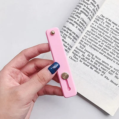 Candy Color Silicone Finger Ring Wristband Holder