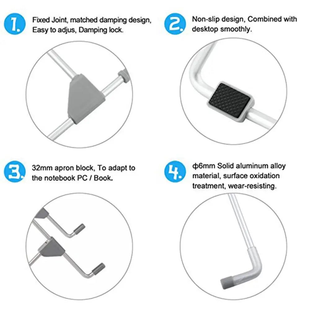 Portable Folding Adjustable Laptop Tablet Stand